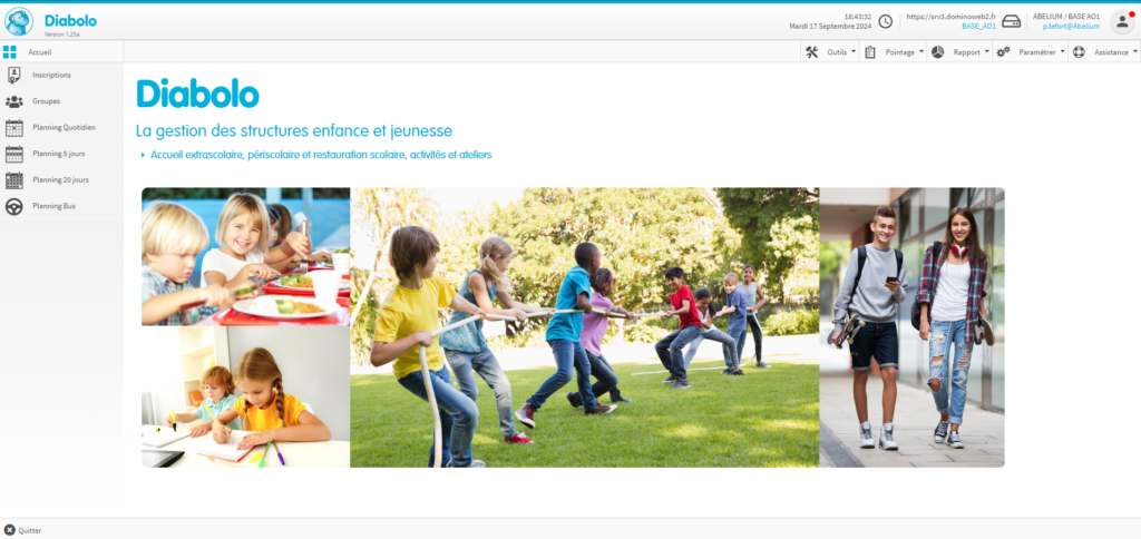Capture d'accueil de Diabolo